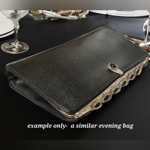 Vintage Berger Bags Evening Clutch Style No. 66, Mid 20th Century - Picture 11 of 16